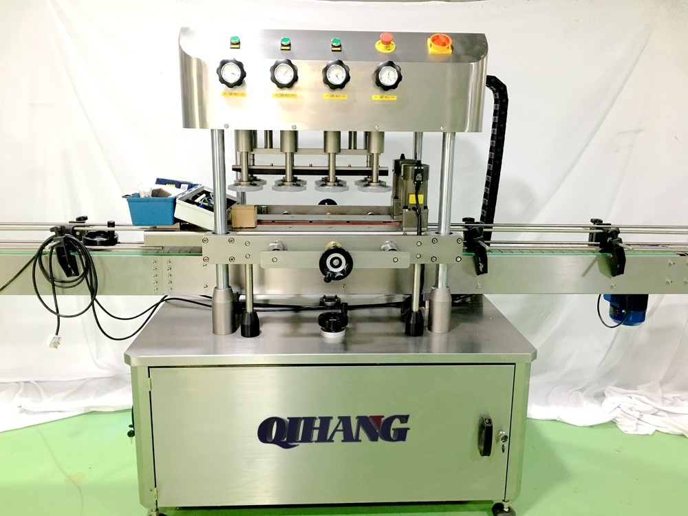 High Speed Automatic Beverage Cosmetic Bottles Screw Capping Machine Bottle Cap Sealing Machine